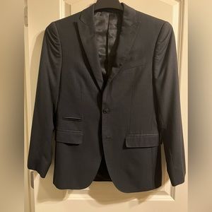 JF J Ferrar Charcoal Slim Fit Dress Suit Jacket Men's Size 36S NWOT